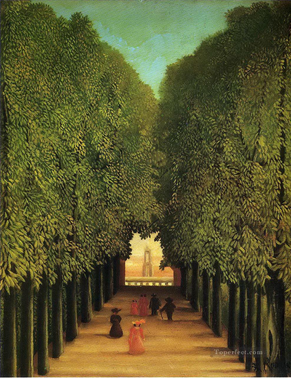 聖雲の公園の路地 1908年 アンリ・ルソー パリ油絵